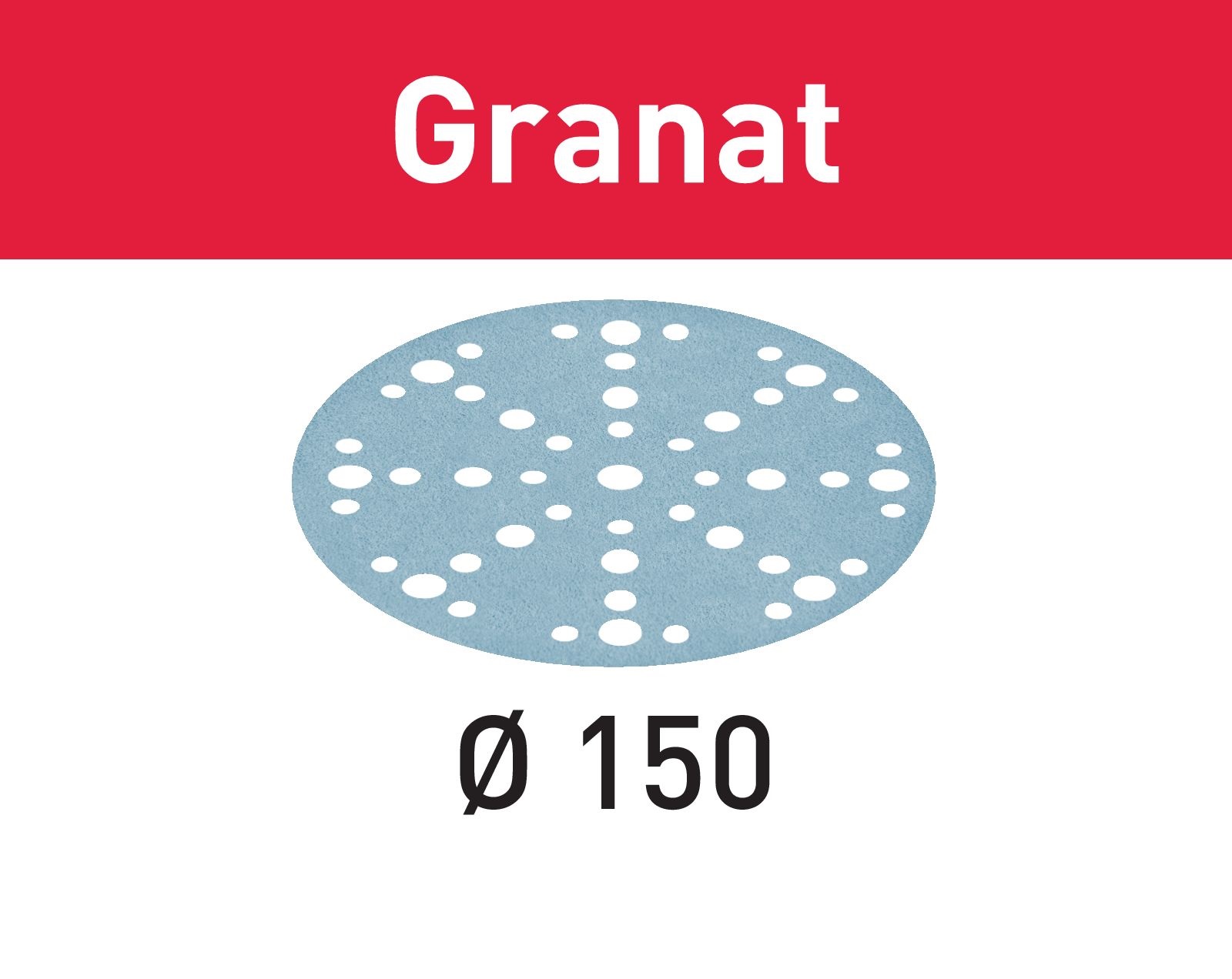Schleifscheiben D 150 mm Granat für Spachtel, Füller, Lacke Schleifscheiben D 150 mm Granat für Spachtel, Füller, Lacke