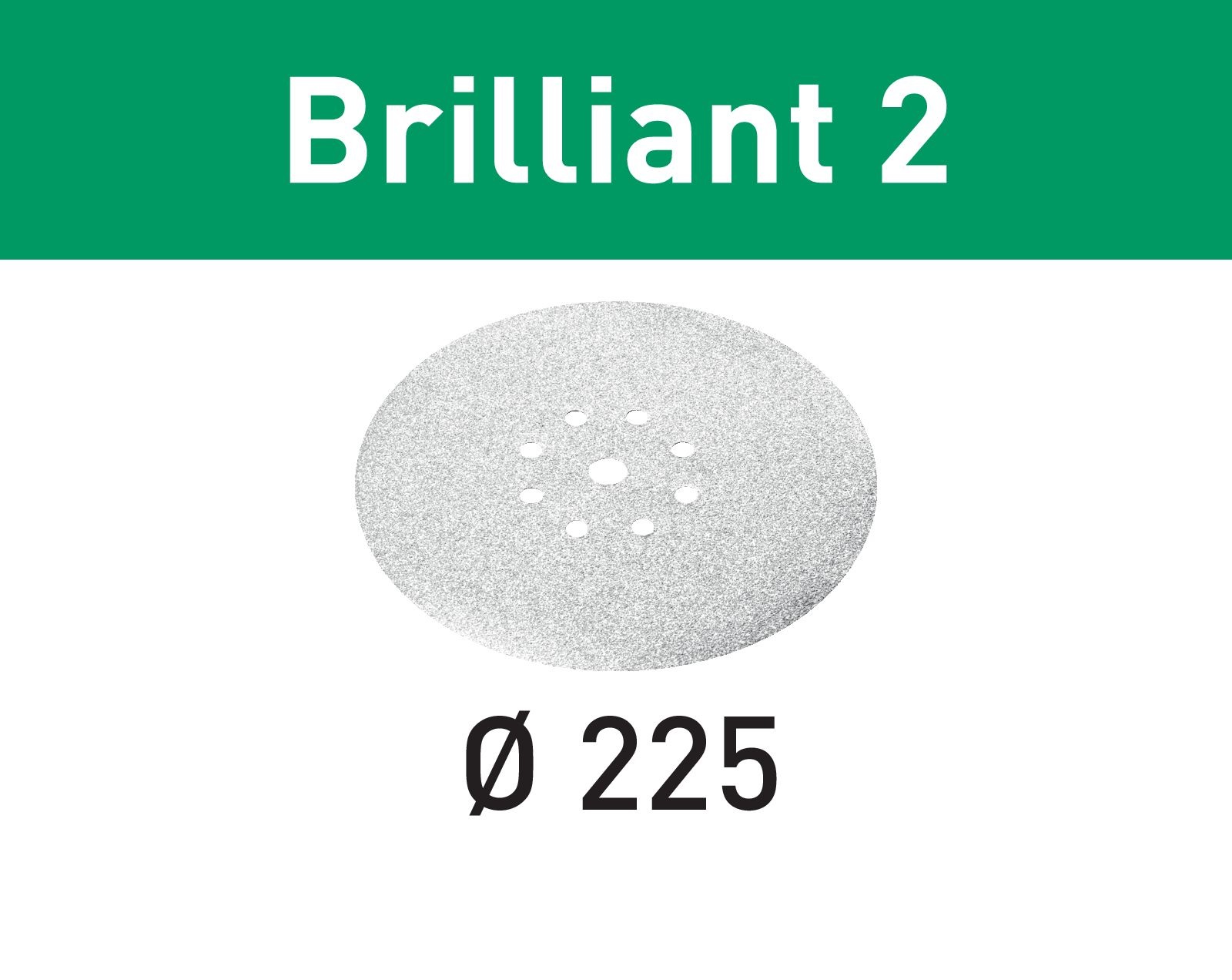 Schleifscheiben D 225 Brilliant 2 für Lacke, Spachtel Schleifscheiben D 225 Brilliant 2 für Lacke, Spachtel