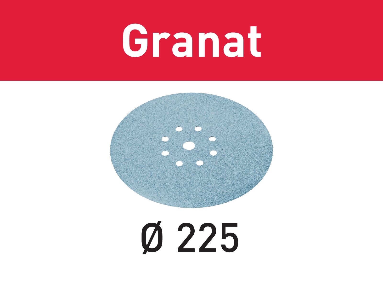 Schleifscheiben D 225 mm Granat für Gpisspachtel und Dispersionspachtel Schleifscheiben D 225 mm Granat für Gpisspachtel und Dispersionspachtel