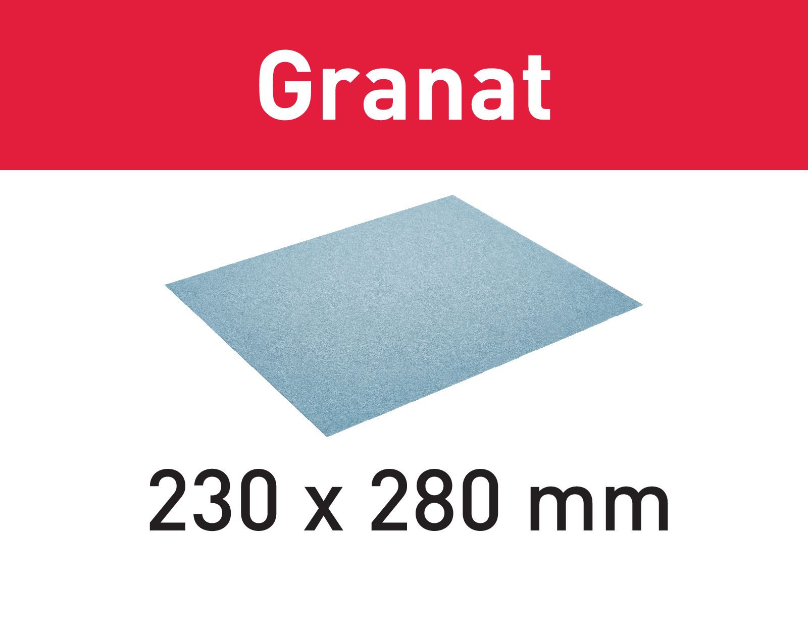 Schleifpapier GRANAT 230x280 mm Schleifpapier GRANAT 230x280 mm