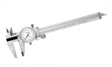 Bernardo Messschieber  Taschenmessschieber mit Rundskala 300 mm / 0,02 mm Nr. 31-1001