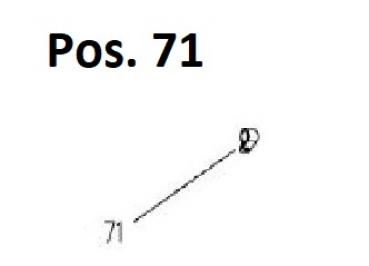 Drahtklemme Pos.#71 für KAP305JL