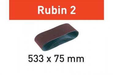 Festool Schleifband RUBIN 2 L533x75 – P100 RU2/10 Nr. 499158