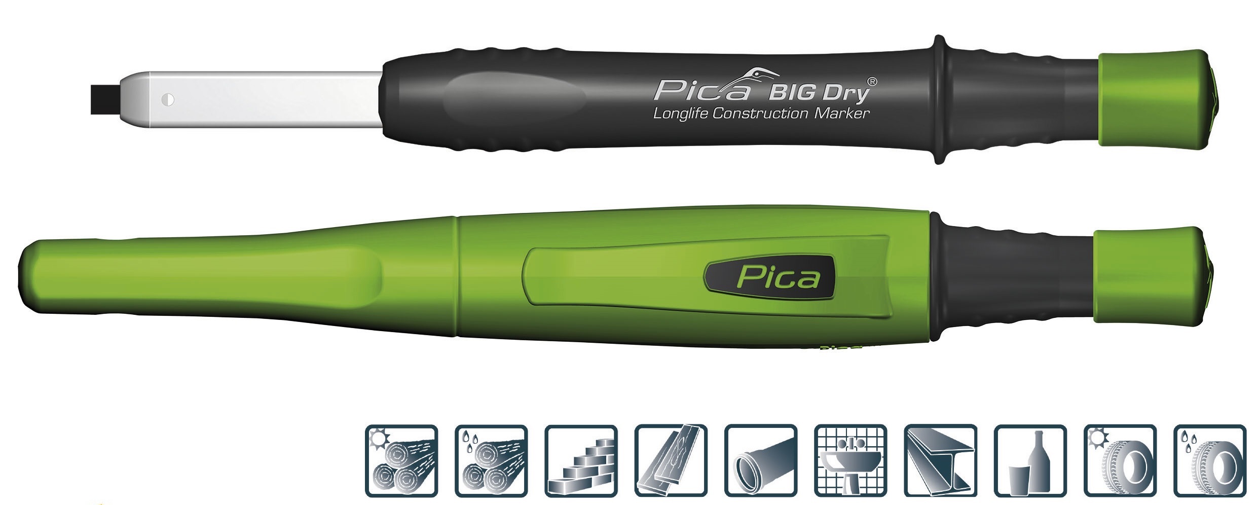 PICA BIG Dry Longlife Construction Marker - 6060