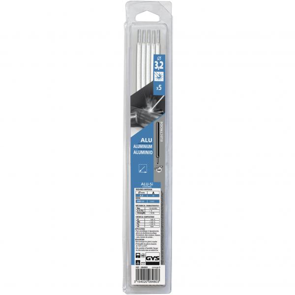 GYS Elektroden Aluminium 4043 (AISi5) 3,2 mm 5 Stk Nr. 084803