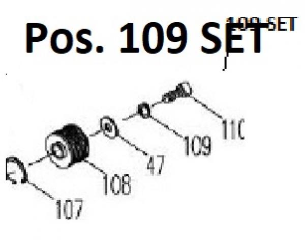 Keilriemenaufnahme Pos.#109SET für KAP305JL