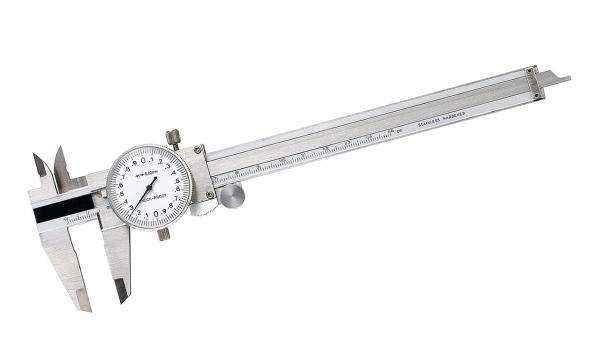 Bernardo Messschieber  Taschenmessschieber mit Rundskala 300 mm / 0,02 mm Nr. 31-1001