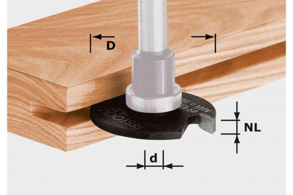 Festool Scheibennutfräser HW D40x5 Nr. 491040