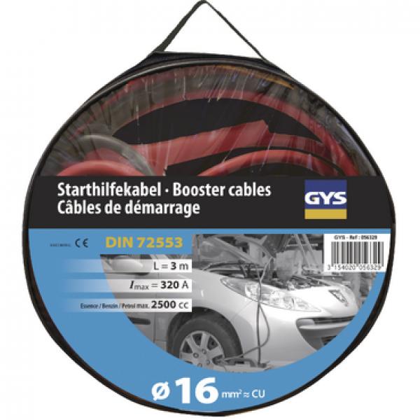 GYS Starthilfekabel 320A 16mm² 3m Nr. 056329