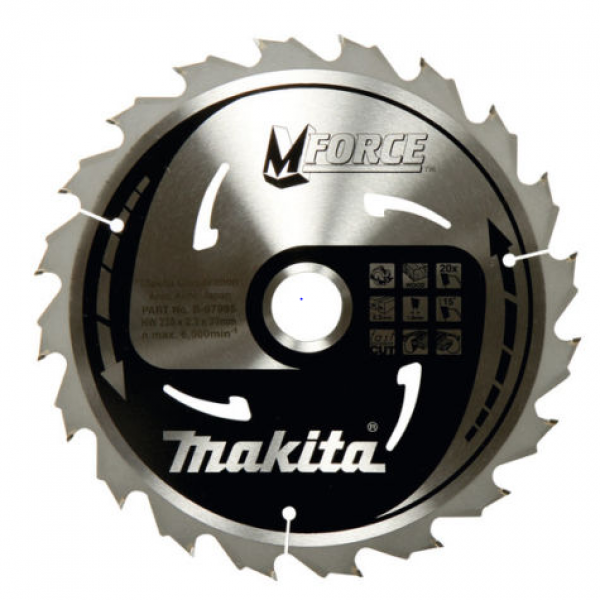 Makita M-Force Sägeblatt 235x2,3x30mm Z20 Nr B-04117 B-04117 