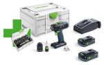 Festool Akku-Bohrschrauber T18+3 HPC 4,0 I-Plus Promo 2021 + Bit Sortiment 577188