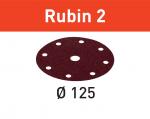 Festool Schleifscheiben RUBIN 2 STF D125/8 P80 RU2/50 Nr. 499095